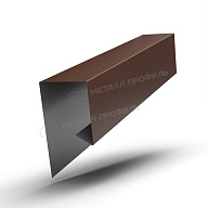 Планка завершающая сложная 30х25х3000 (VALORI-20-Brown-0.5)