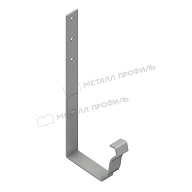 Держатель желоба МЕТАЛЛ ПРОФИЛЬ БЮДЖЕТ 120х86 Ral 9003