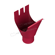 Воронка выпускная МЕТАЛЛ ПРОФИЛЬ Foramina PUR D150/100 Ral 3005