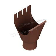 Воронка выпускная МЕТАЛЛ ПРОФИЛЬ Foramina PUR D125/100 Ral 8017