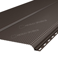 Сайдинг МЕТАЛЛ ПРОФИЛЬ Lбрус-XL-В-14х335 (VALORI-20-DarkBrown-0.5)