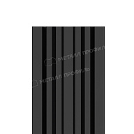 Штакетник металлический МЕТАЛЛ ПРОФИЛЬ LАNE-T 16,5х99 (ПЭ-01-9005-0.45)