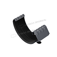 Соединитель желоба МЕТАЛЛ ПРОФИЛЬ Foramina PUR D150 Ral 7024