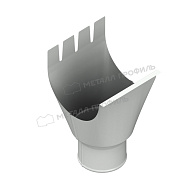 Воронка выпускная МЕТАЛЛ ПРОФИЛЬ GS lite D125/90 Ral 9003