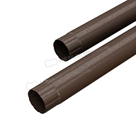Труба соединительная МЕТАЛЛ ПРОФИЛЬ Foramina Freeze D100х1000 DarkBrown