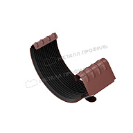 Соединитель желоба МЕТАЛЛ ПРОФИЛЬ Foramina PUR D150 RR32