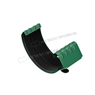 Соединитель желоба МЕТАЛЛ ПРОФИЛЬ Foramina PUR D150 Ral 6005