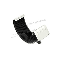 Соединитель желоба МЕТАЛЛ ПРОФИЛЬ Foramina PUR D150 Ral 9010